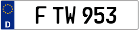 Truck License Plate